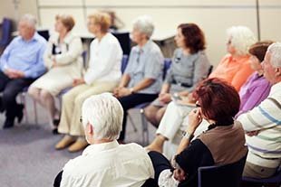 Seniors in the mesothelioma support group